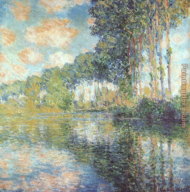 Poplars on the Epte painting - Claude Monet Poplars on the Epte art painting